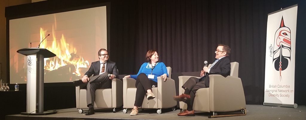Photo of Robert Lattanzio, ARCH Executive Director, participating in the British Columbia Aboriginal Network On Disability Society's 2019 Indigenous and Disability Gathering