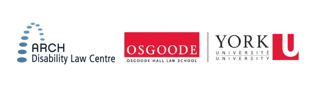 logos for ARCH and for Osgoode Hall Law School